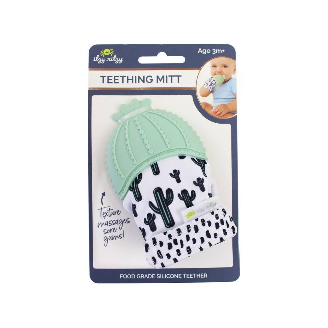 Itzy Mitt™ Silicone Teething Mitts (Wyatt the Highland Cow)