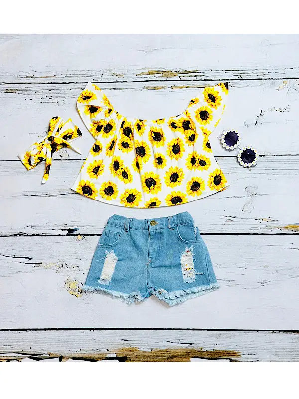 Sunflower Short Set (FINAL SALE)