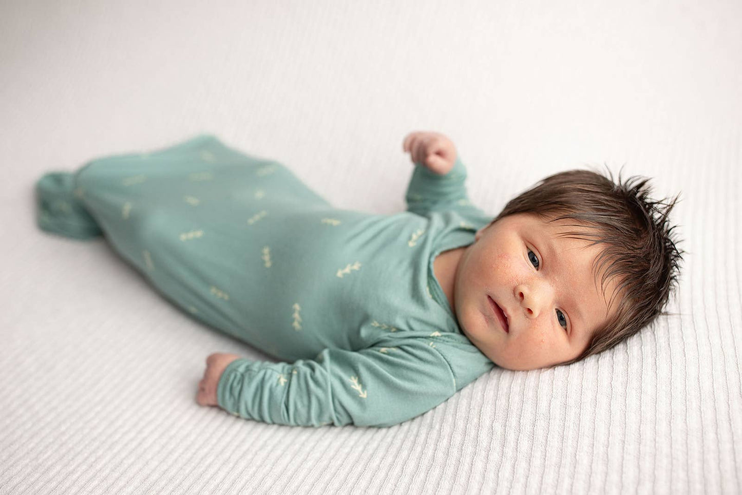 Arrow Print Knotted Newborn Gown