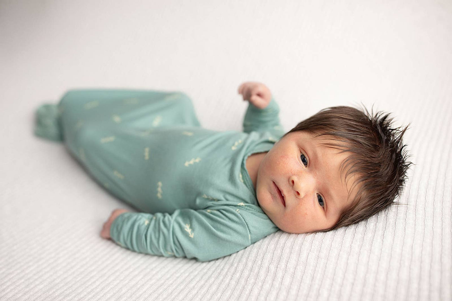 Arrow Print Knotted Newborn Gown