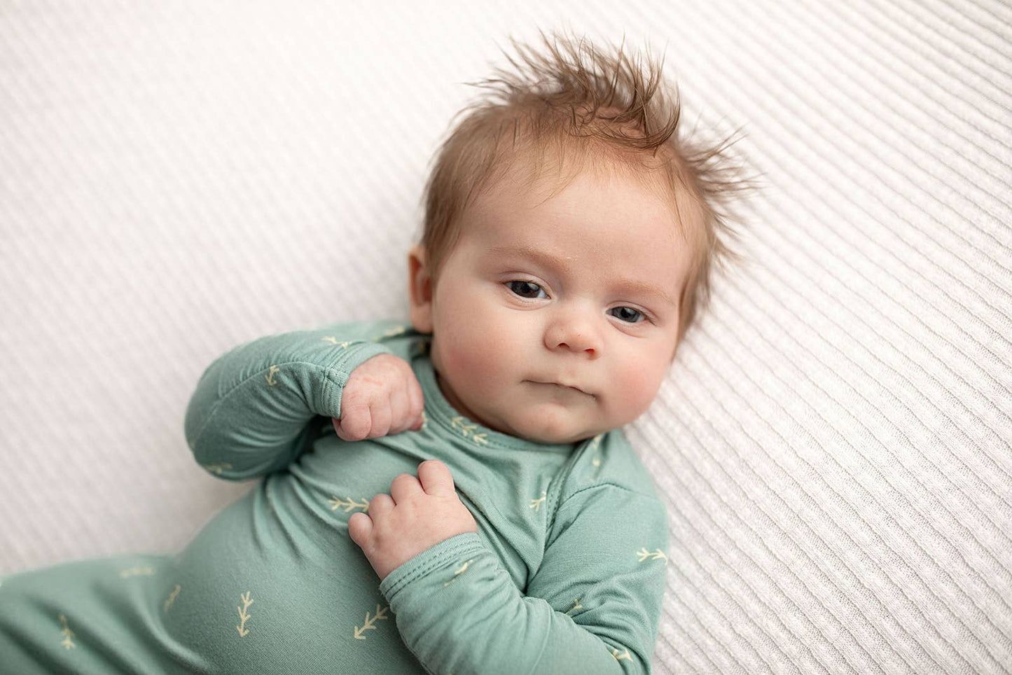 Arrow Print Knotted Newborn Gown