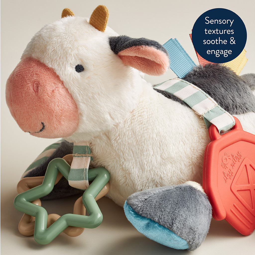 Link & Love™ Teething Activity Toy (Carmen the Cow)