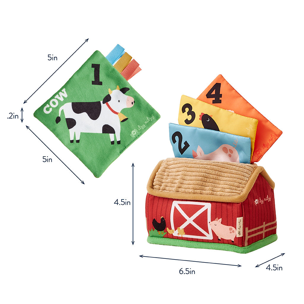 Itzy Sensory Scarves™ Pull-And-Take Toy (Farm Friends)