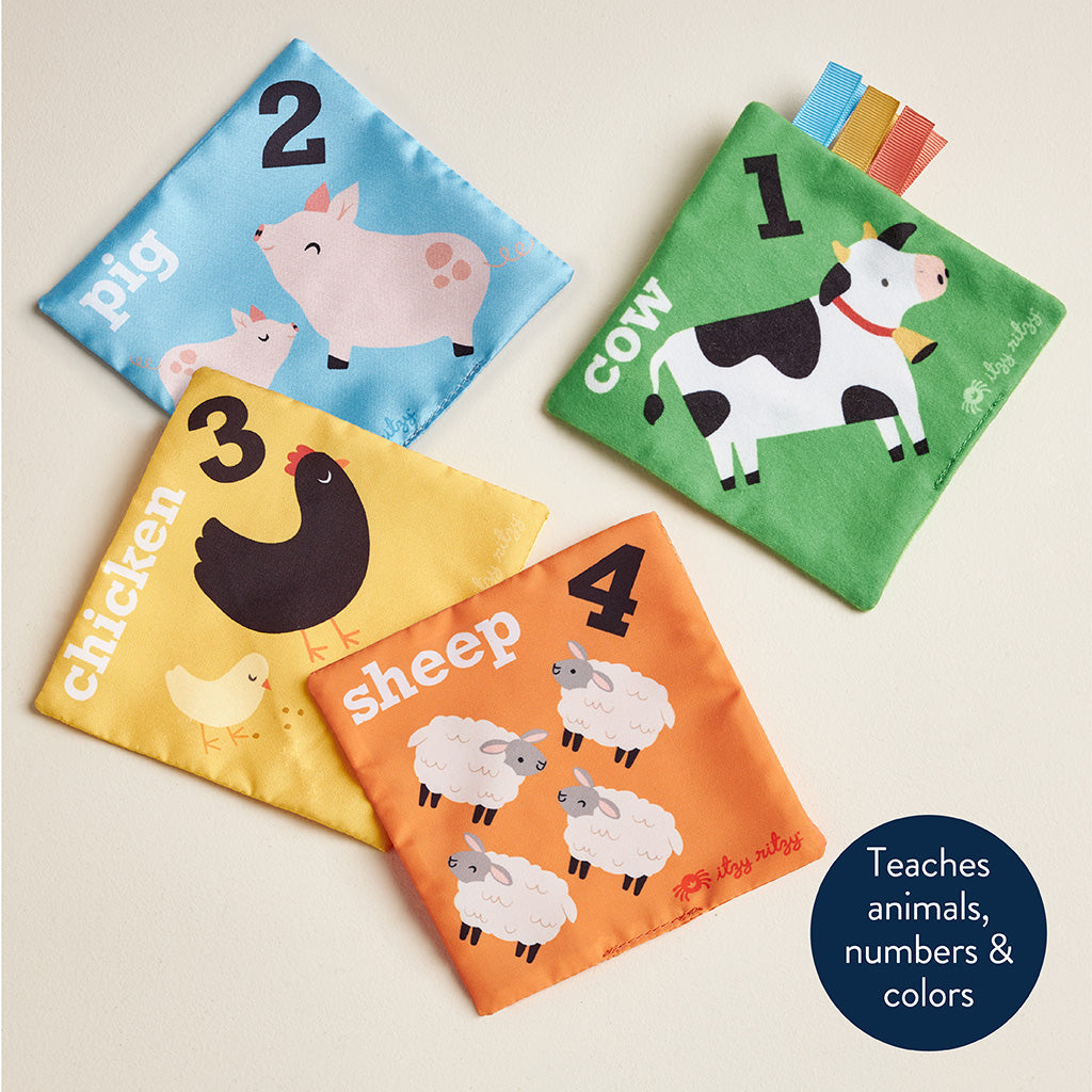 Itzy Sensory Scarves™ Pull-And-Take Toy (Farm Friends)