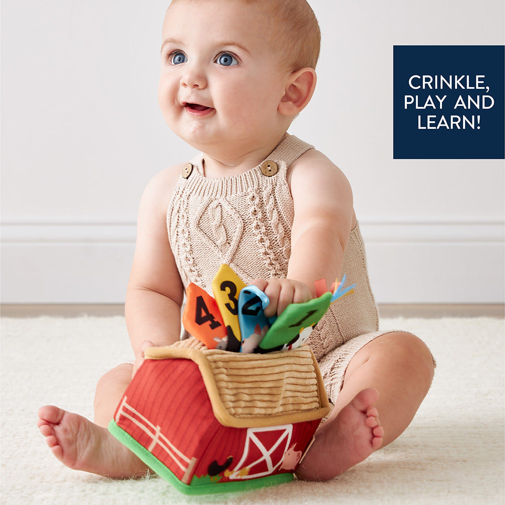 Itzy Sensory Scarves™ Pull-And-Take Toy (Farm Friends)