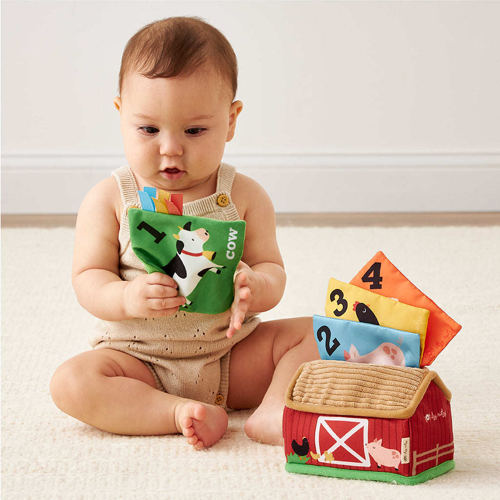 Itzy Sensory Scarves™ Pull-And-Take Toy (Farm Friends)