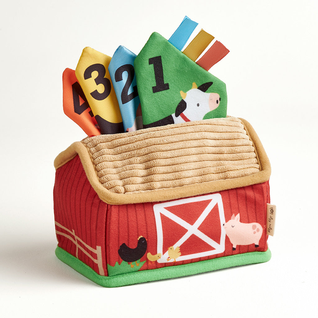 Itzy Sensory Scarves™ Pull-And-Take Toy (Farm Friends)