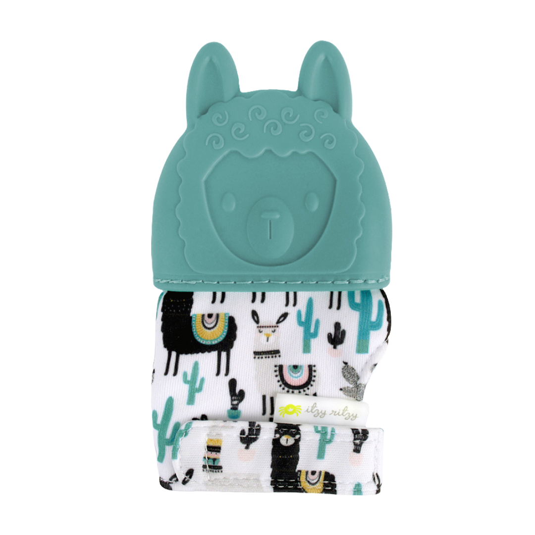 Itzy Mitt™ Silicone Teething Mitts (Wyatt the Highland Cow)