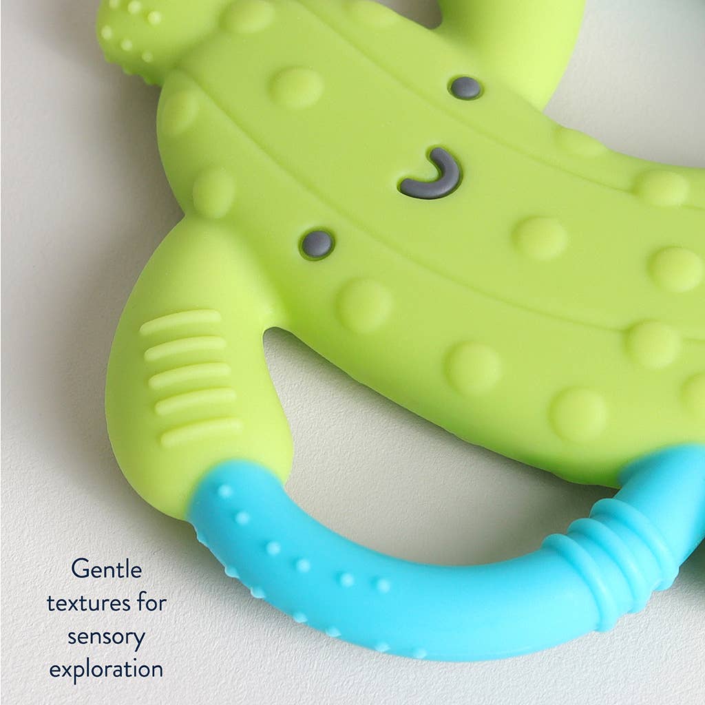 Chew Crew™ Silicone Handle Teether (Parker the Pickle)