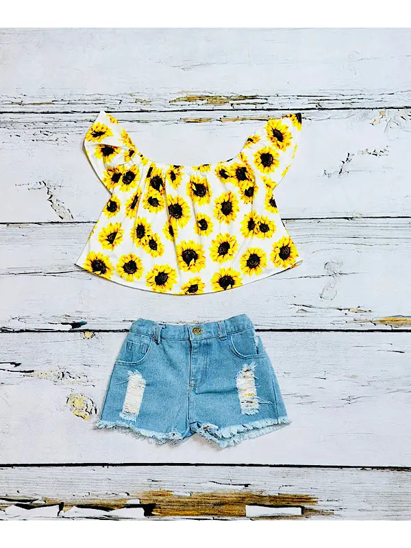 Sunflower Short Set (FINAL SALE)