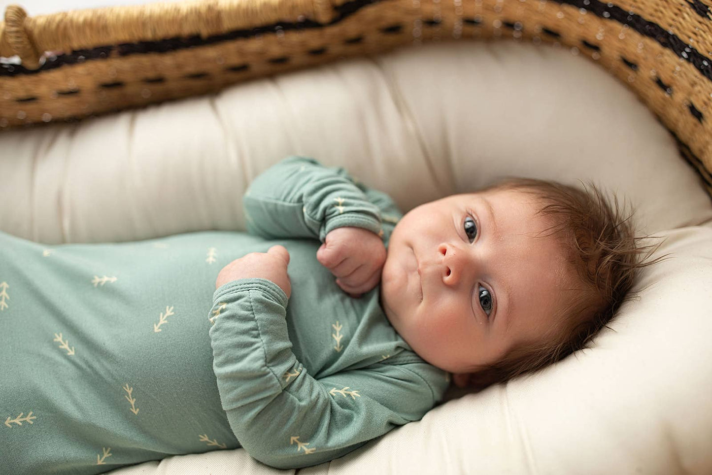 Arrow Print Knotted Newborn Gown