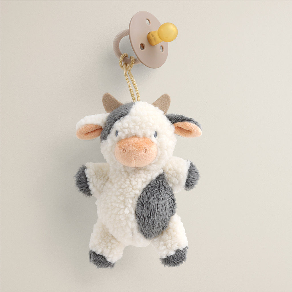 Bitzy Pal™ Natural Rubber Pacifier & Lovey (Carmen the Cow)