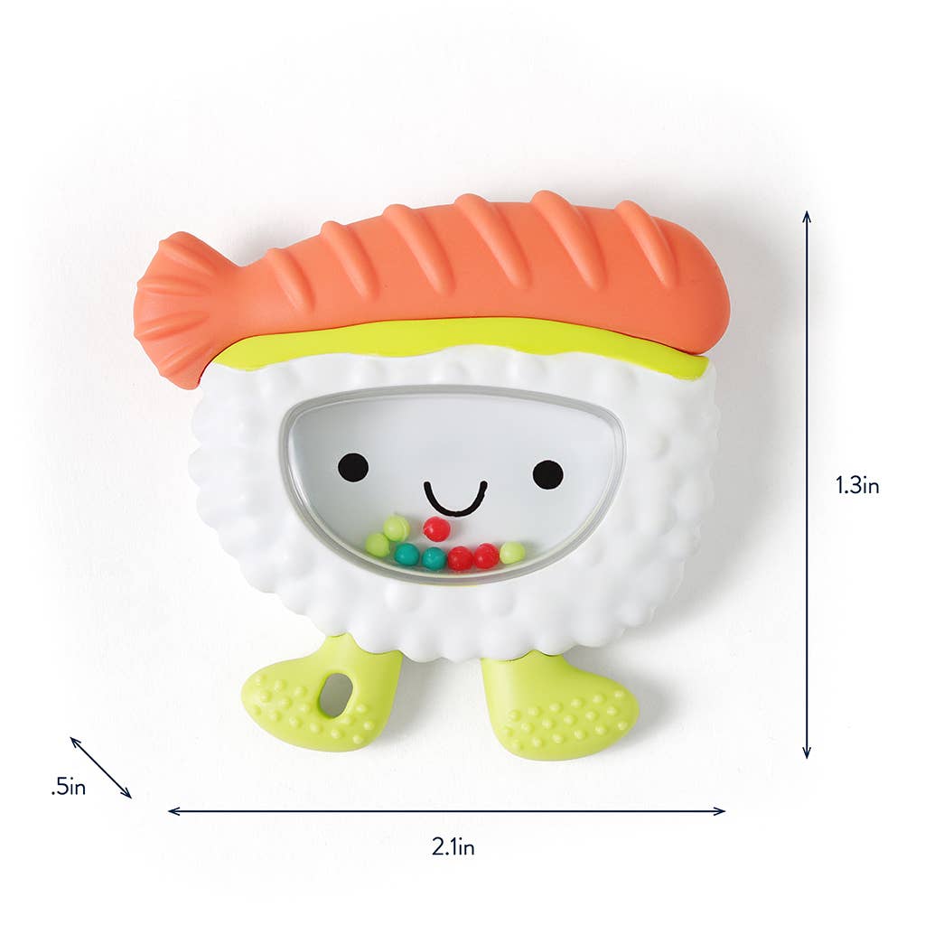 Sweetie Shake Plus™ - Teething + Rattle Toy (Sammy the Sushi)