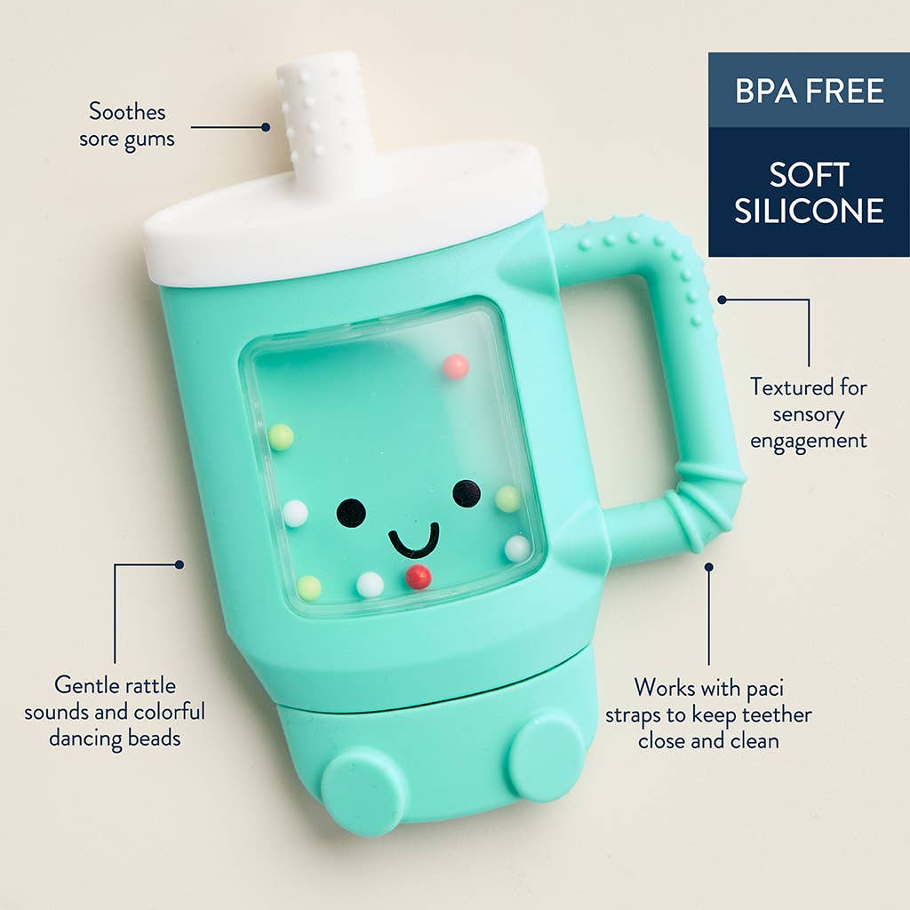 Sweetie Shake Plus™ Rattle & Teether (Chloe the Croissant)