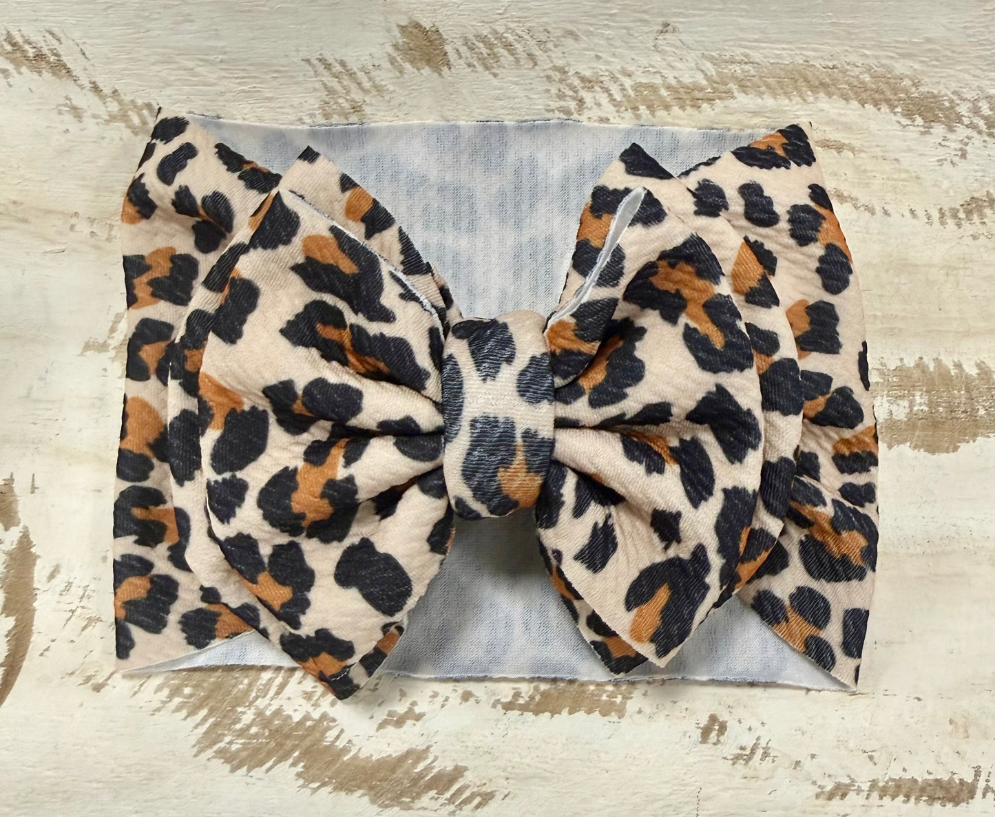 Double Layer Classic Headwrap - Leopard