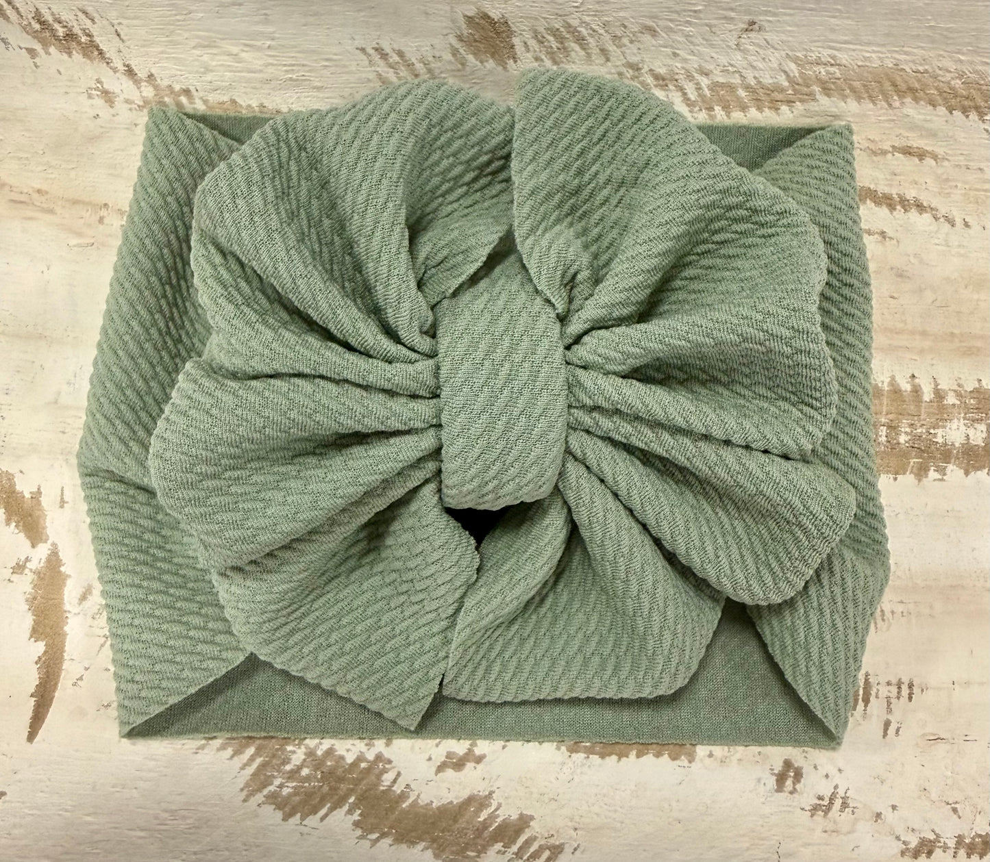 Messy Headwrap - Rustic Sage