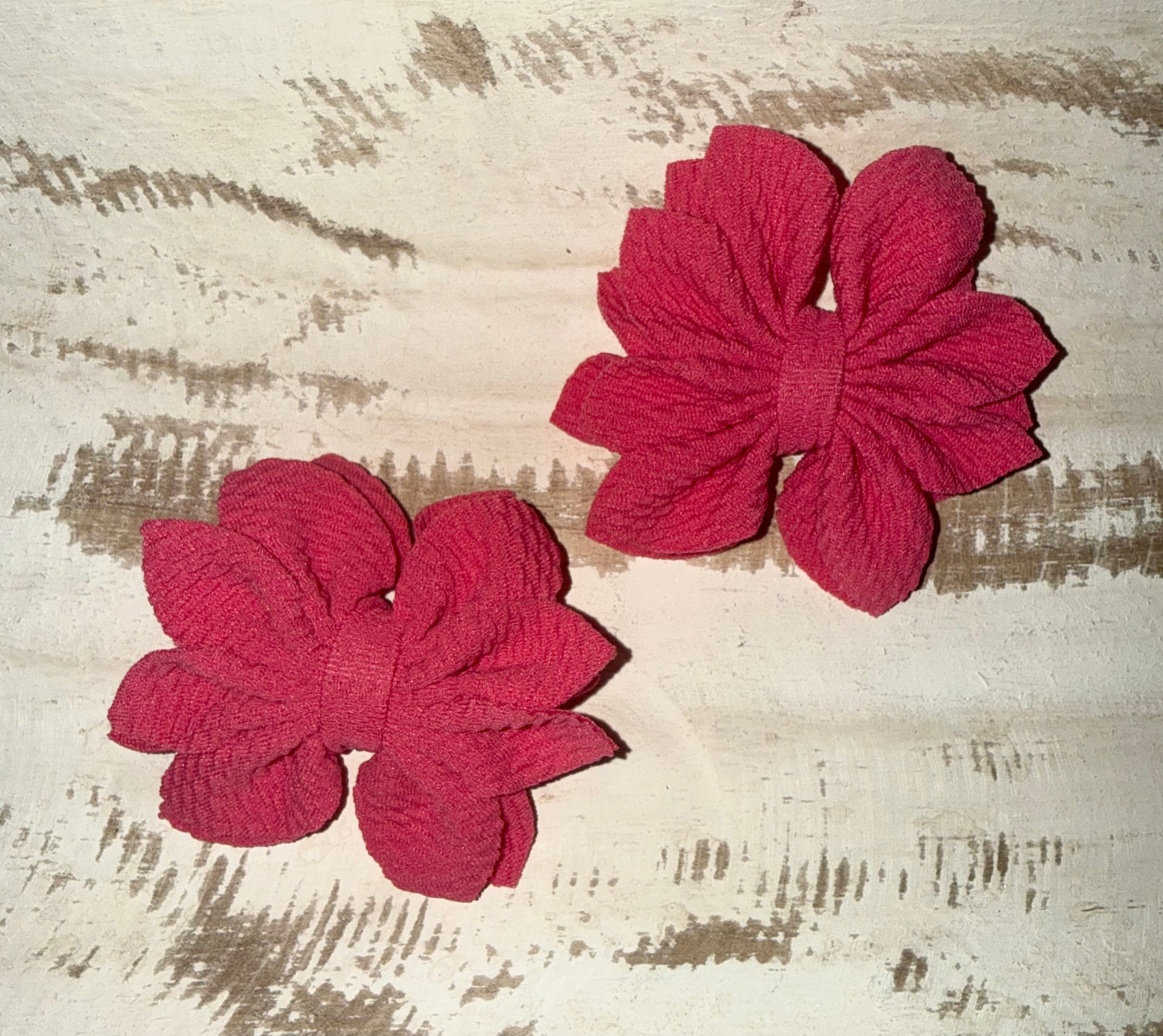 Flower Petal Piggy Set - Hot Pink
