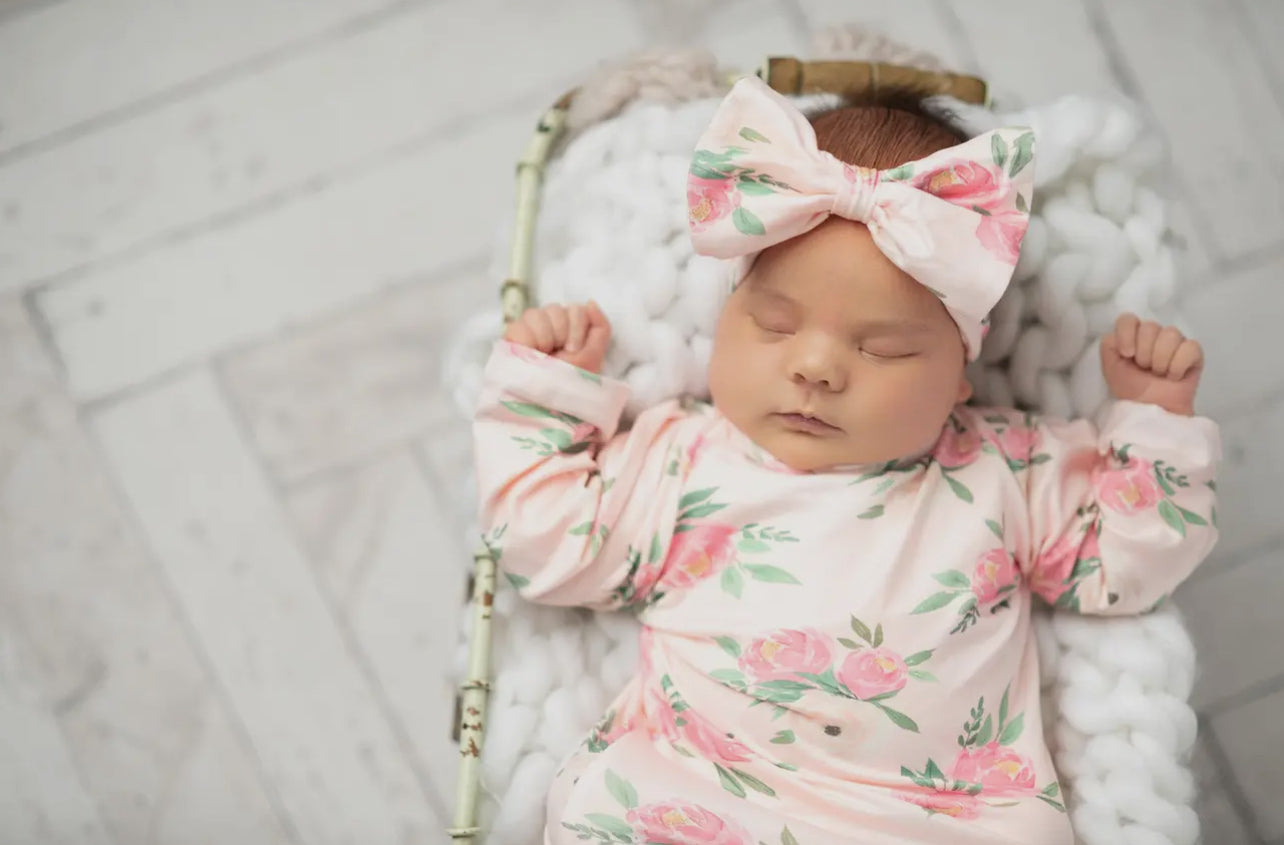 Pinky Pink Infant Gown
