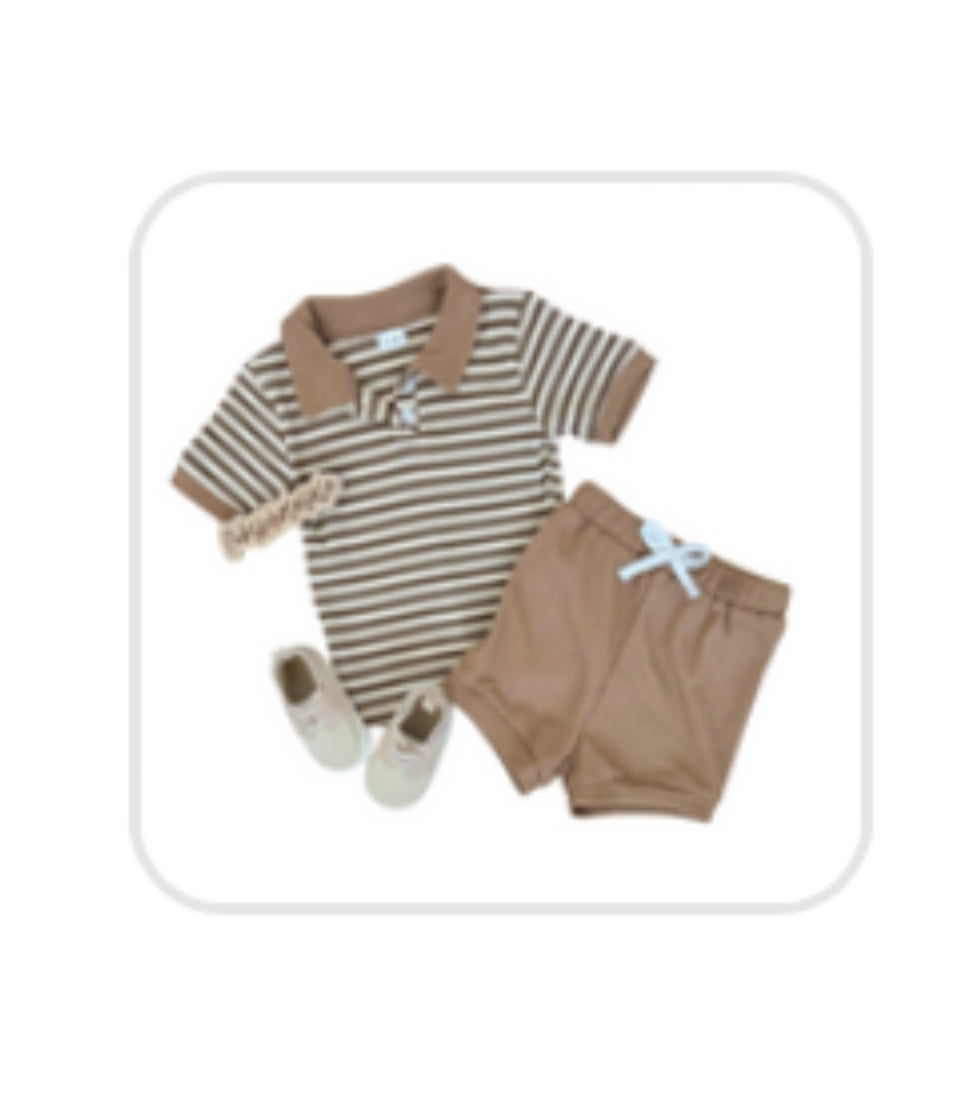 Marcus Short Set (Brown)