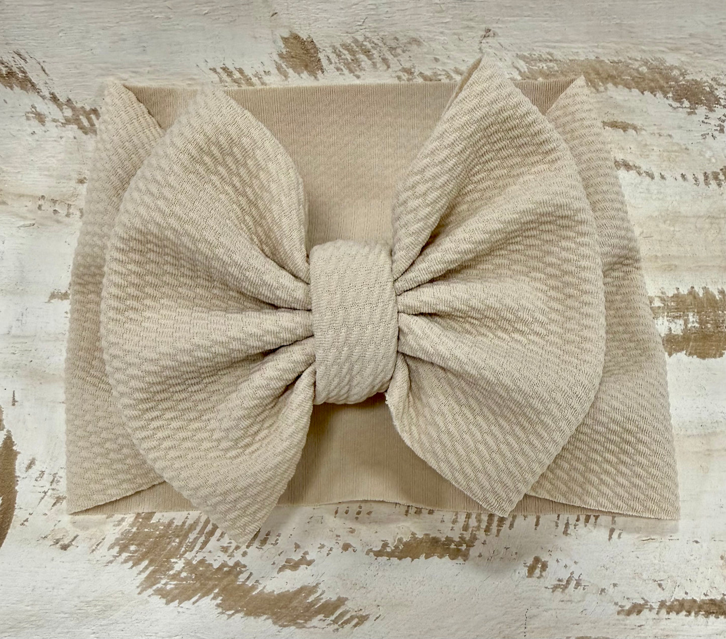 Classic Bow Headwrap - Natural