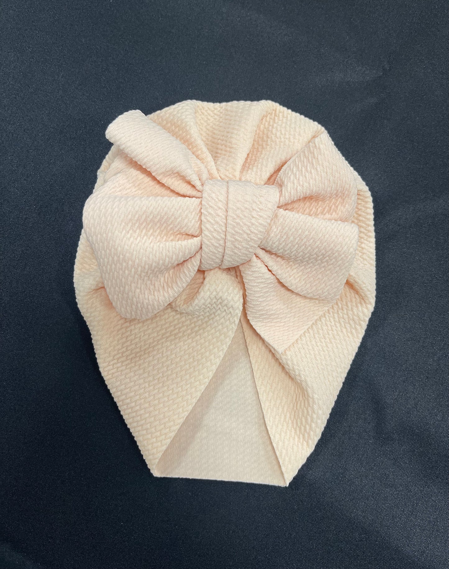 Waffle Knit Turban (Cream)