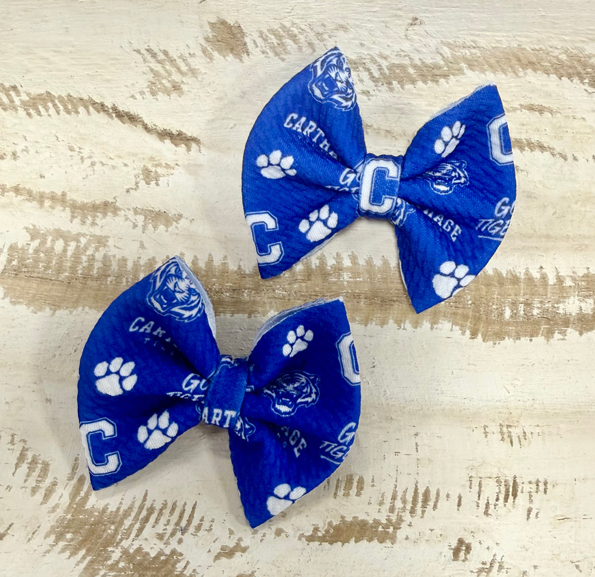 Classic Bow Piggy Set - Go Big Blue
