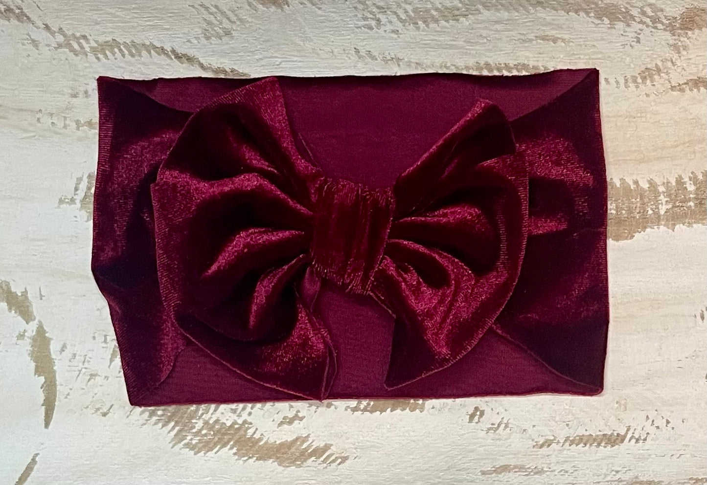 Velvet Headwrap (Maroon)