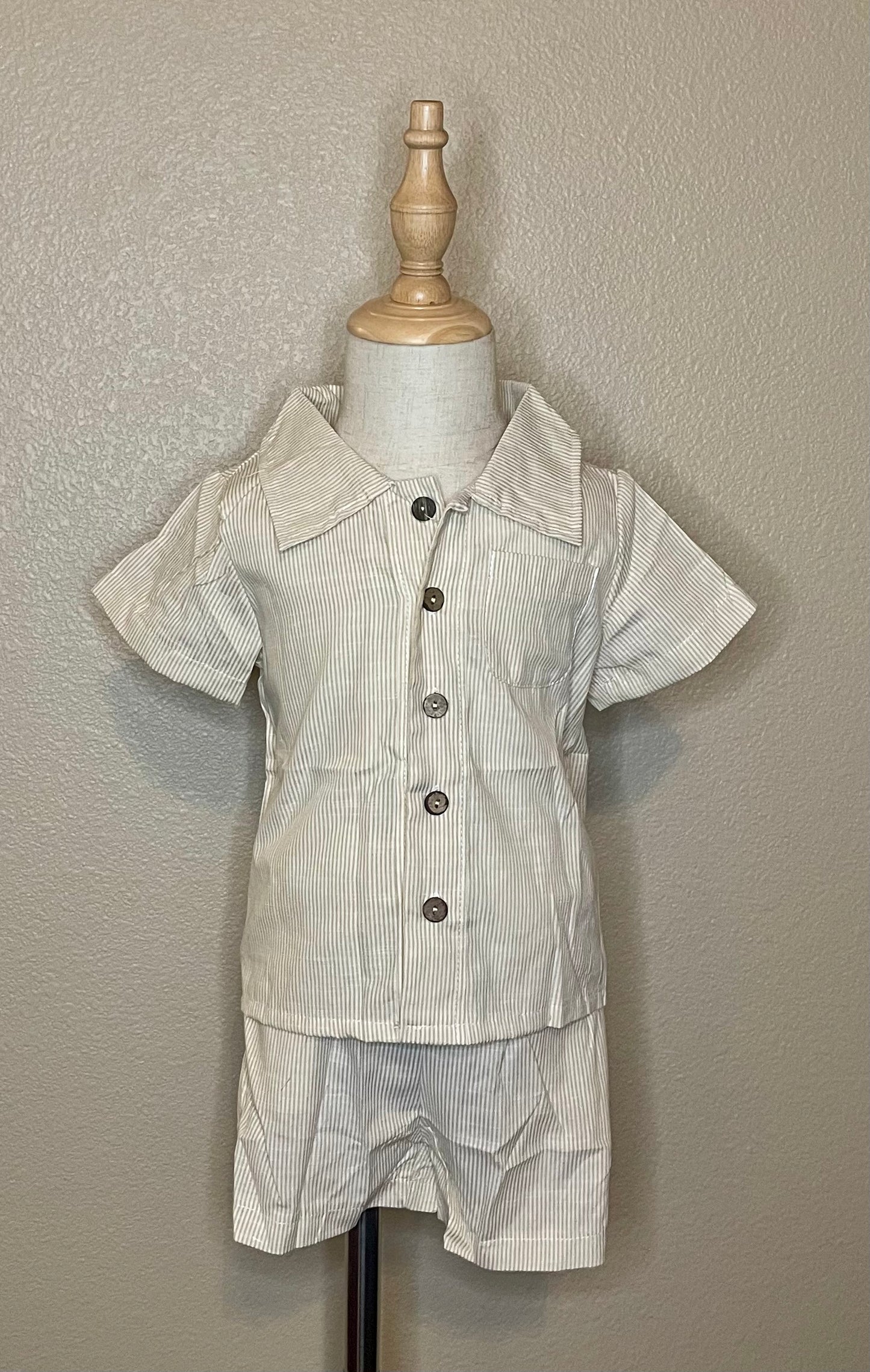 Summer Short Set (Beige)