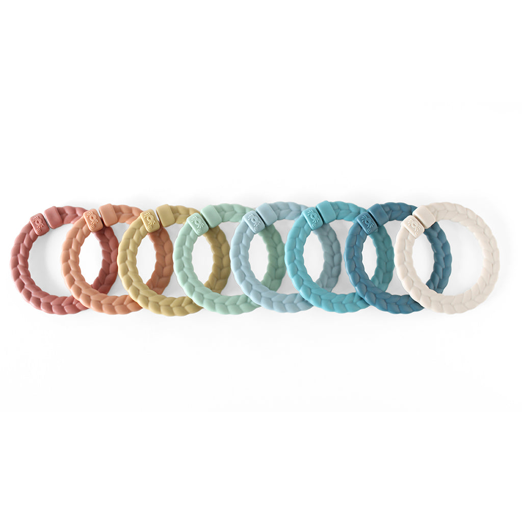 Bitzy Bespoke™ Ritzy Rings™ Linking Ring Set (Neutral Rainbow)