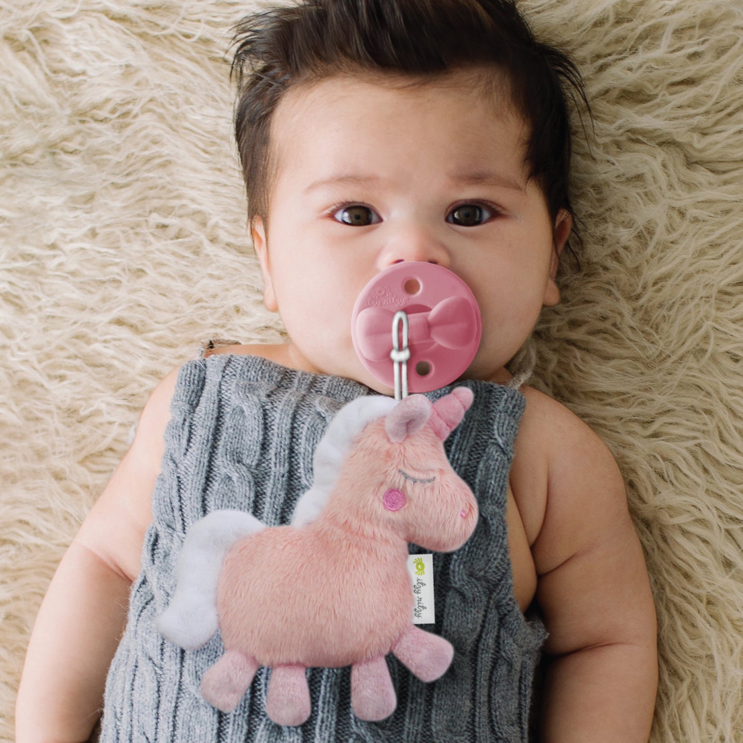 Sweetie Pal™ - Pacifier & Stuffed Animal (Jolie the Unicorn)