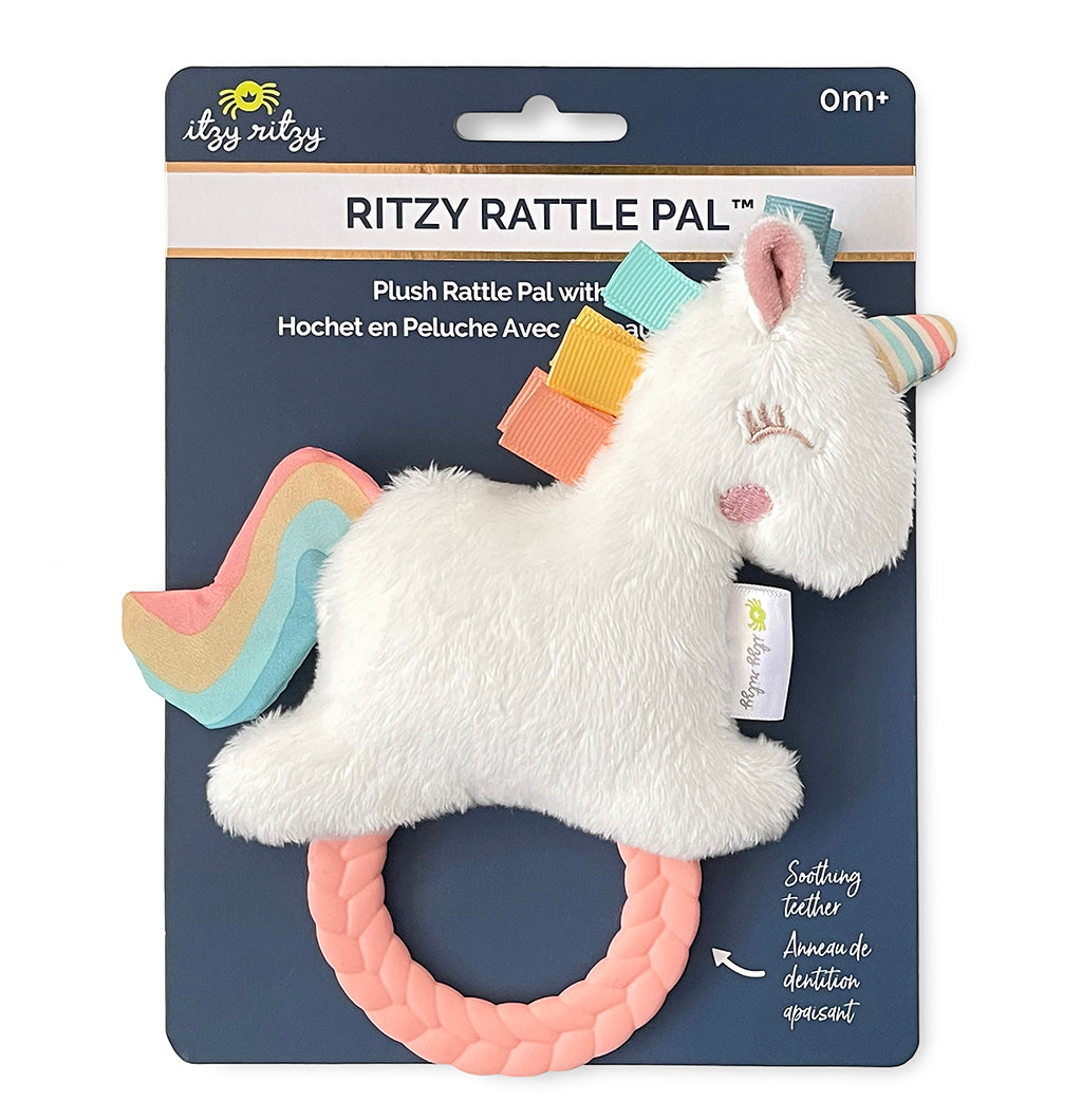 Ritzy Rattle Pal™ Plush Rattle With Teether (Unicorn)
