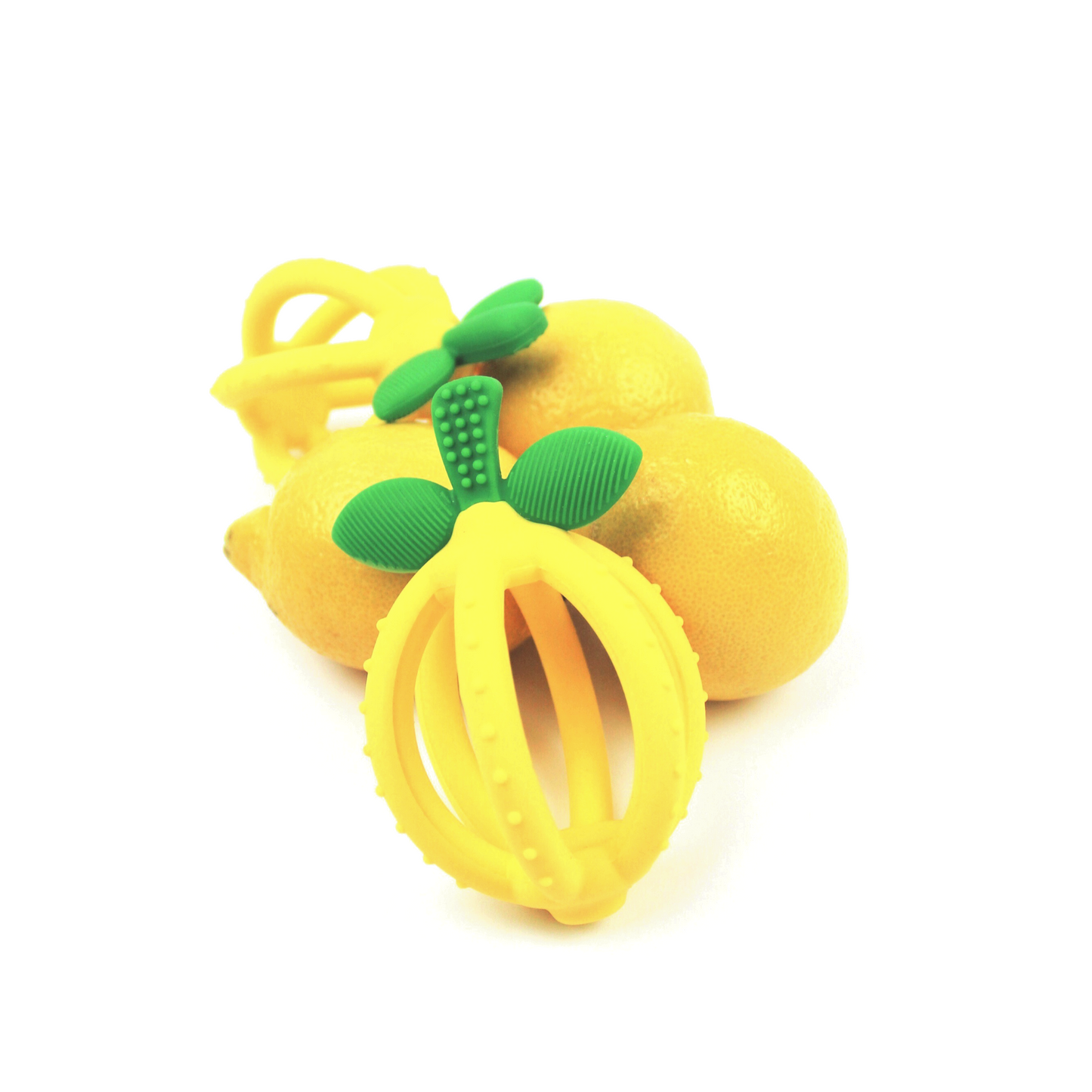 Bitzy Biter™ Teething Ball & Training Toothbrush (Lemon Drop)