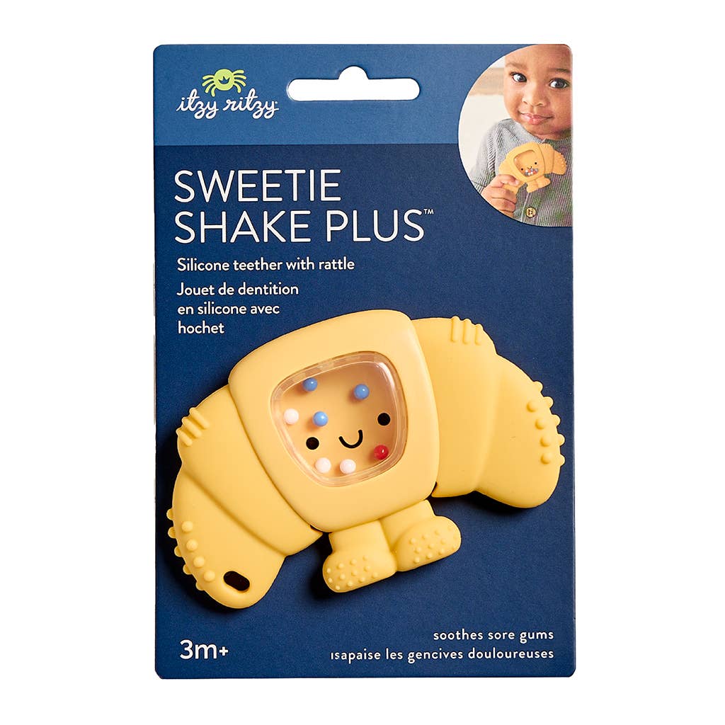 Sweetie Shake Plus™ Rattle & Teether (Chloe the Croissant)