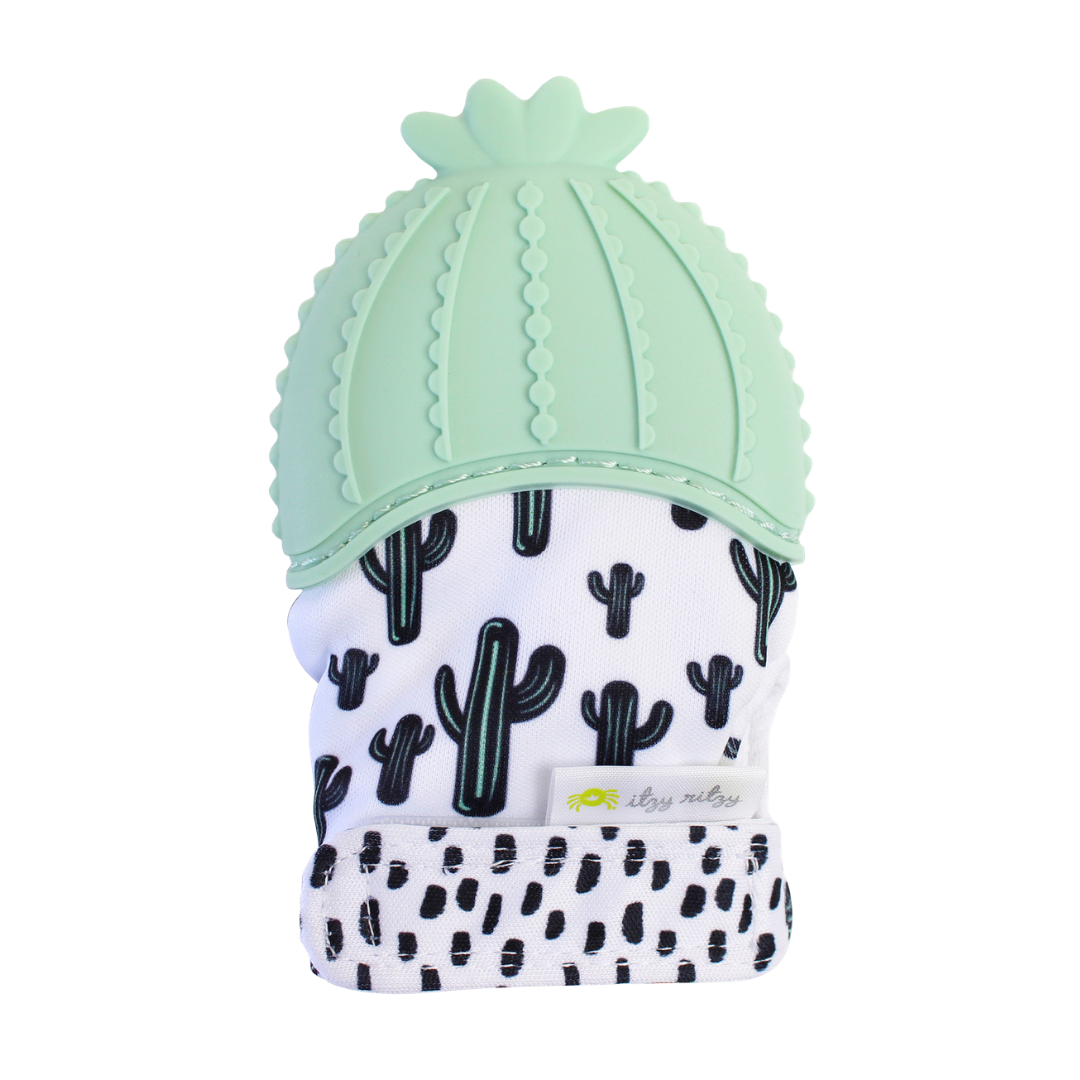 Itzy Mitt™ Silicone Teething Mitts (Wyatt the Highland Cow)
