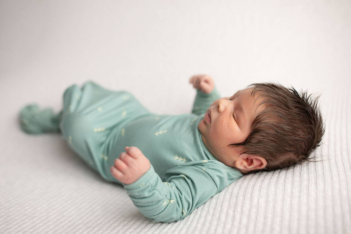 Arrow Print Knotted Newborn Gown