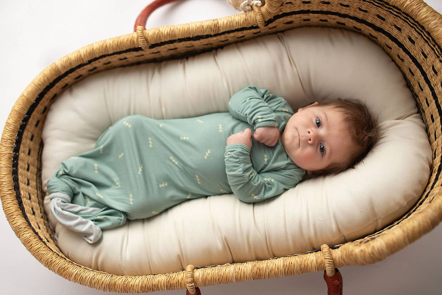 Arrow Print Knotted Newborn Gown