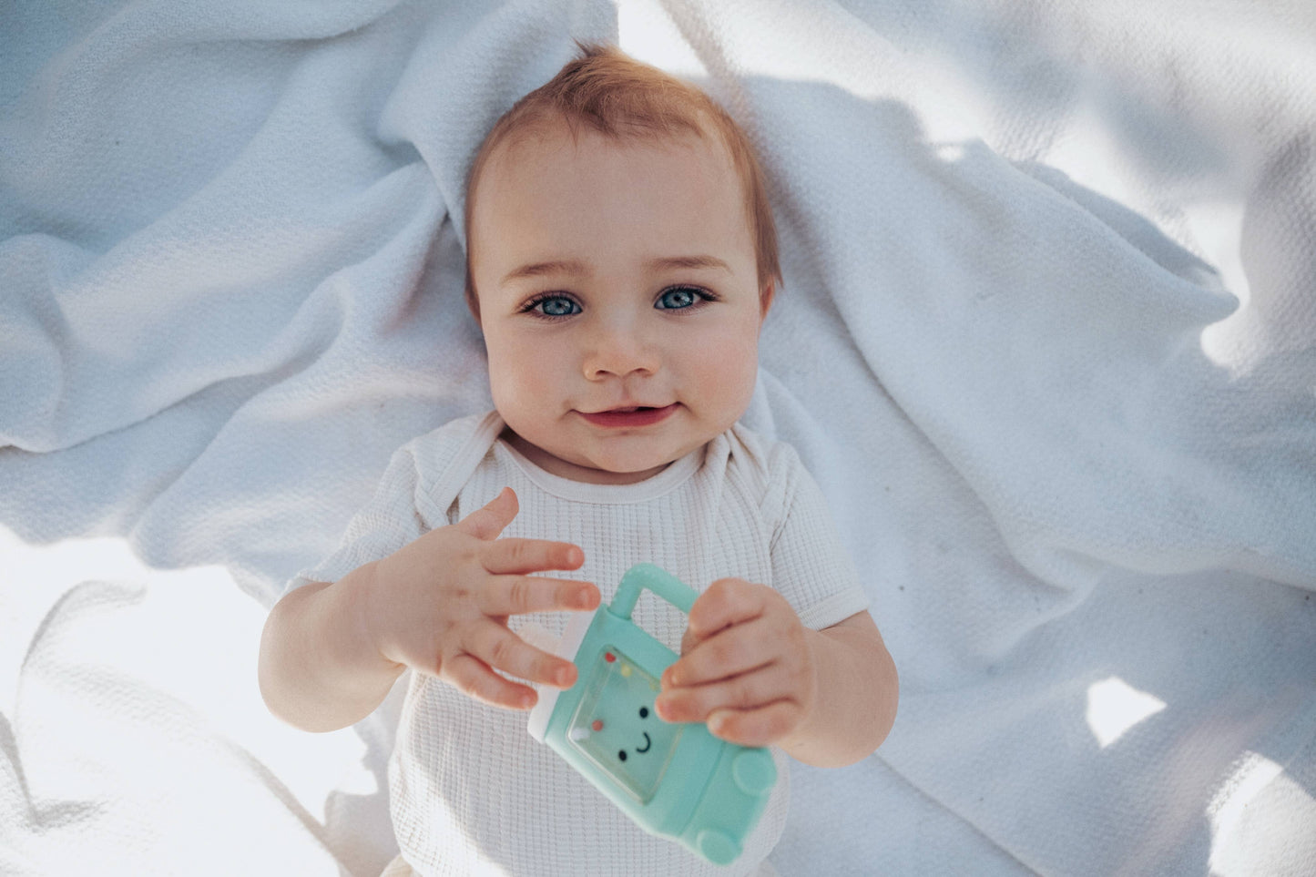 Sweetie Shake Plus™ Rattle & Teether (Chloe the Croissant)