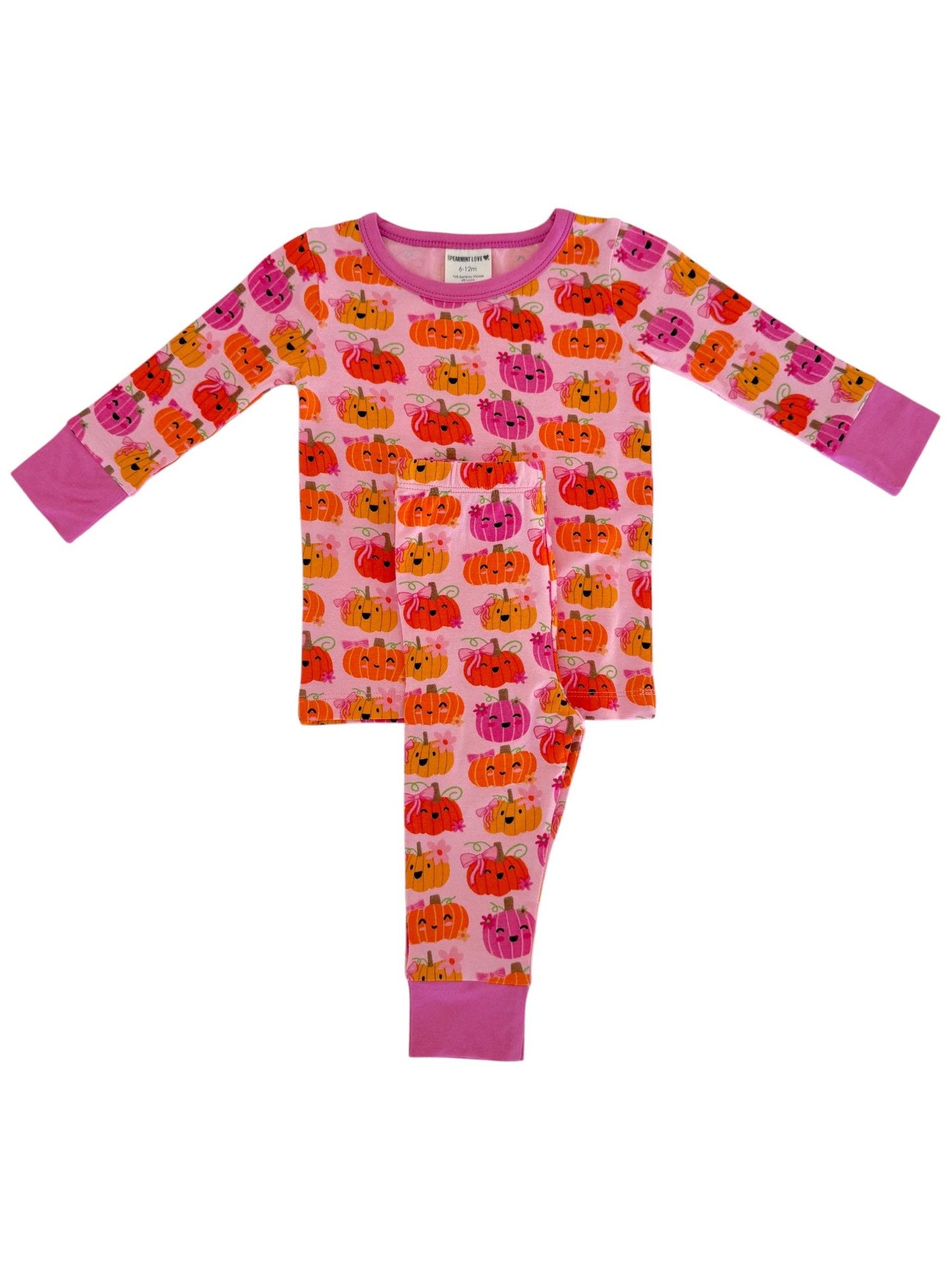 Pumpkin Girlies Bamboo 2 Piece Set