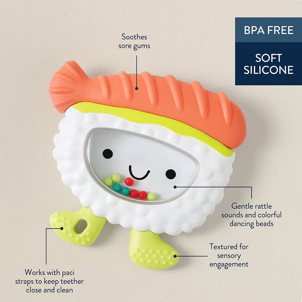 Sweetie Shake Plus™ Rattle & Teether (Chloe the Croissant)