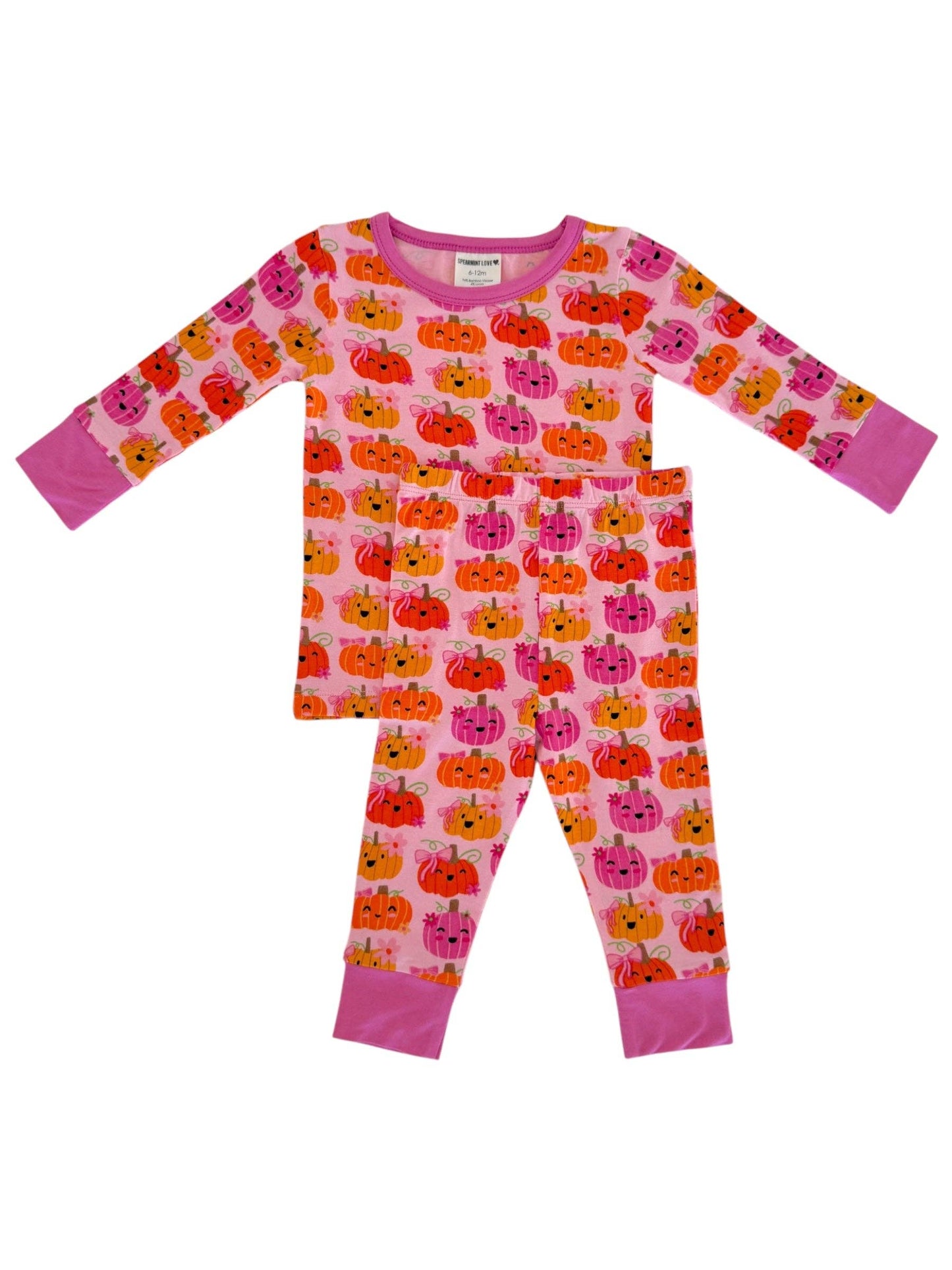 Pumpkin Girlies Bamboo 2 Piece Set
