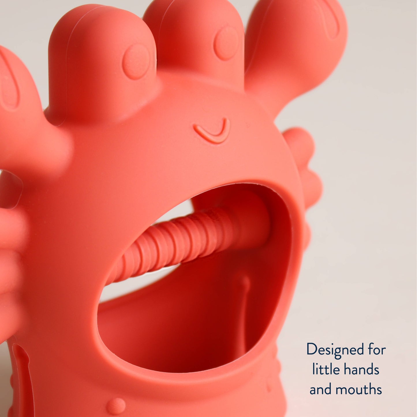 Bitzy Grip™ Silicone Teether (Crab)