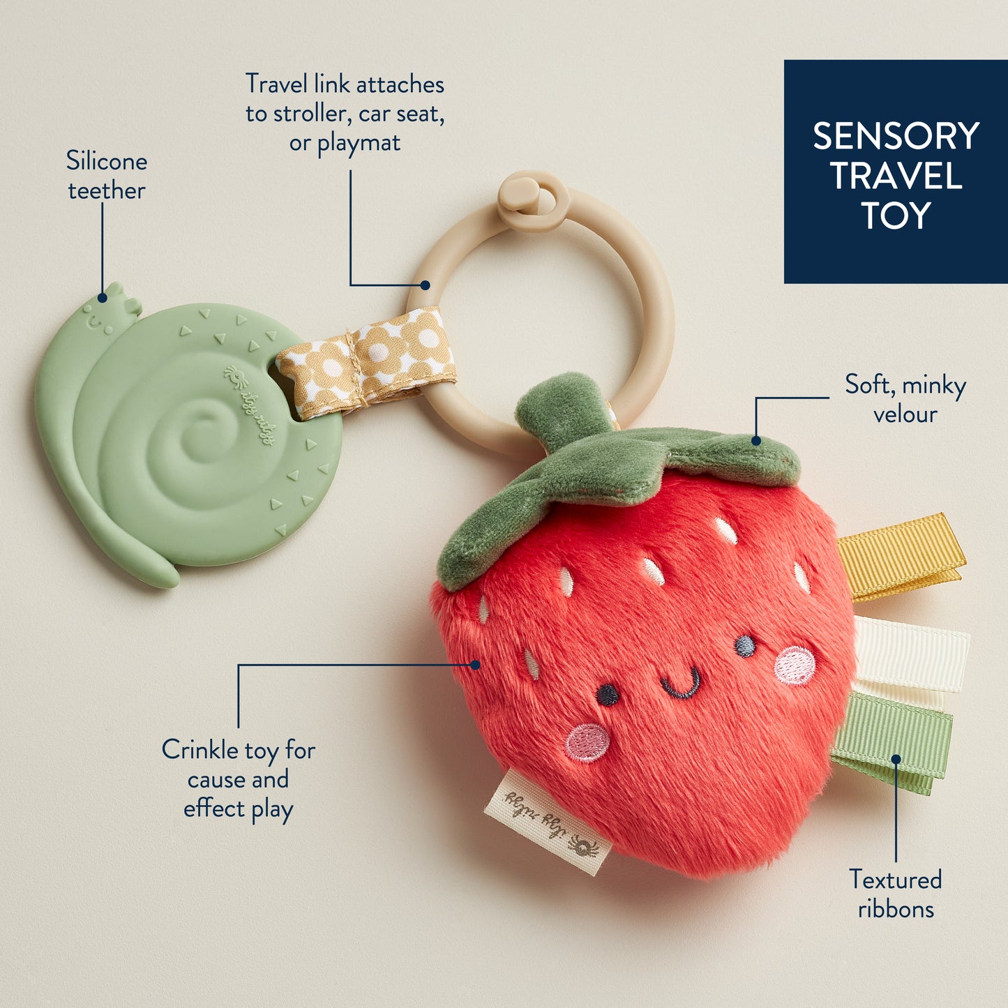 Itzy Pal™ Infant Toy (Bonnie the Strawberry)