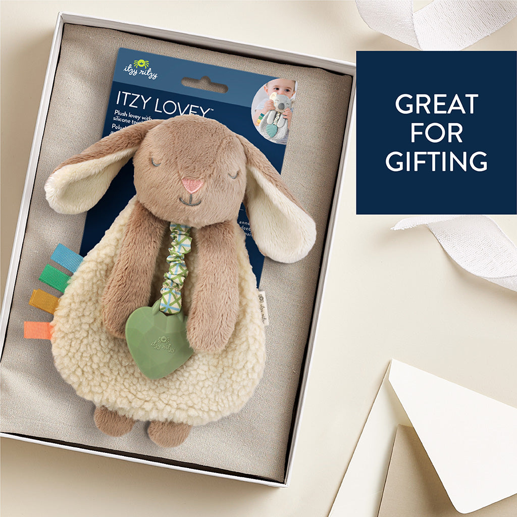 Itzy Lovey™ Plush And Teether Toy (Billie the Bunny)