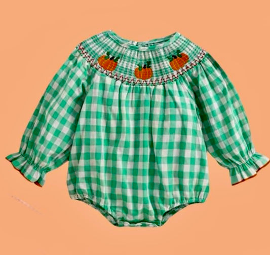 Pumpkin Patch Bubble Romper