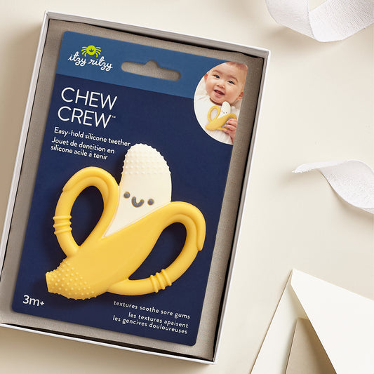 Chew Crew™ Silicone Handle Teether (Beckett the Banana)