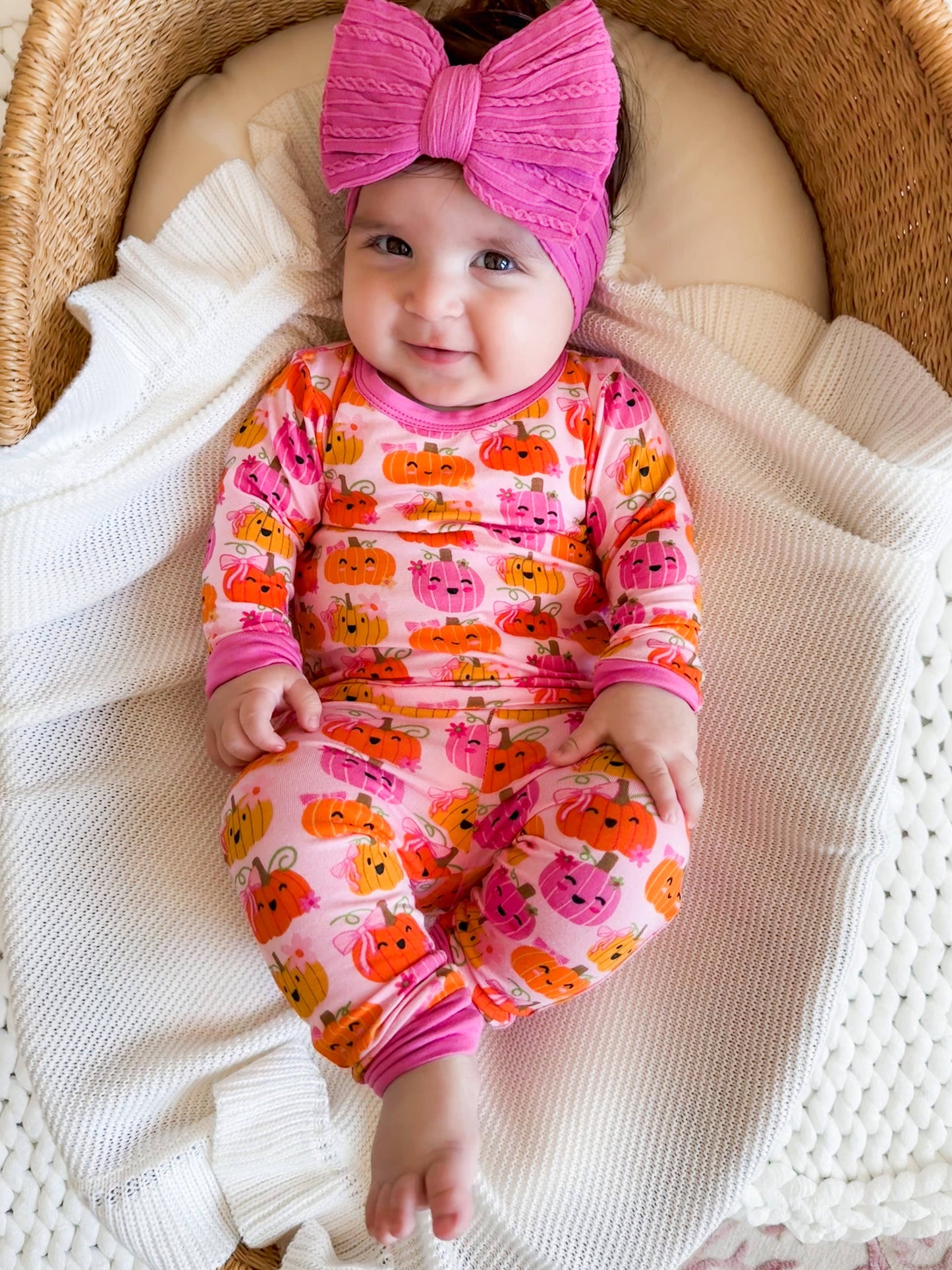 Pumpkin Girlies Bamboo 2 Piece Set