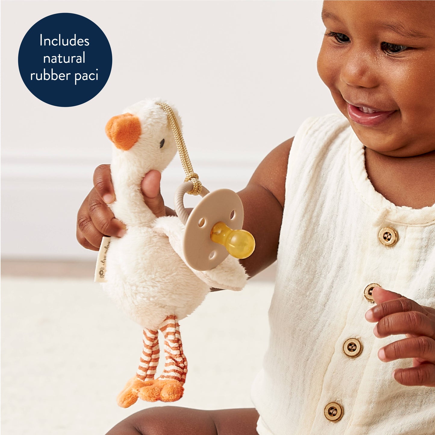Bitzy Pal™ Pacifier (Goose)