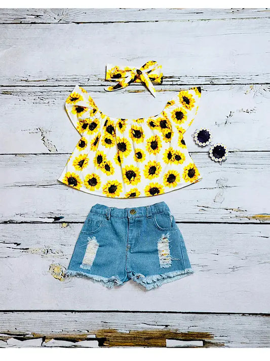 Sunflower Short Set (FINAL SALE)