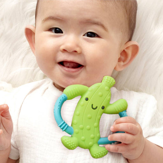 Chew Crew™ Silicone Handle Teether (Parker the Pickle)