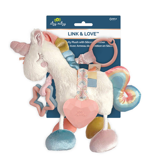 Link & Love™ Teething Activity Toy (Unicorn)